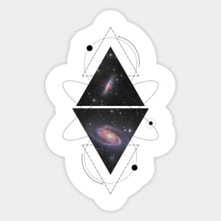 Geometry & Galaxy Sticker